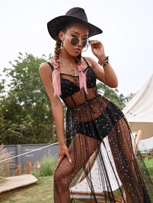 Auffälliges Damen Strandkleid